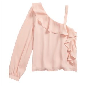 Bardot Junior One-Shoulder Ruffle Top